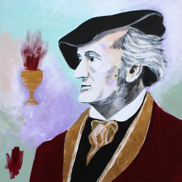 Diana Achtzig - Portrait von Richard Wagner II Diana Achtzig - Portrait von Richard Wagner II