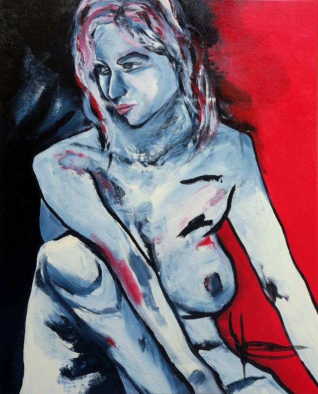 Weiblicher Akt, Eva Kaiser