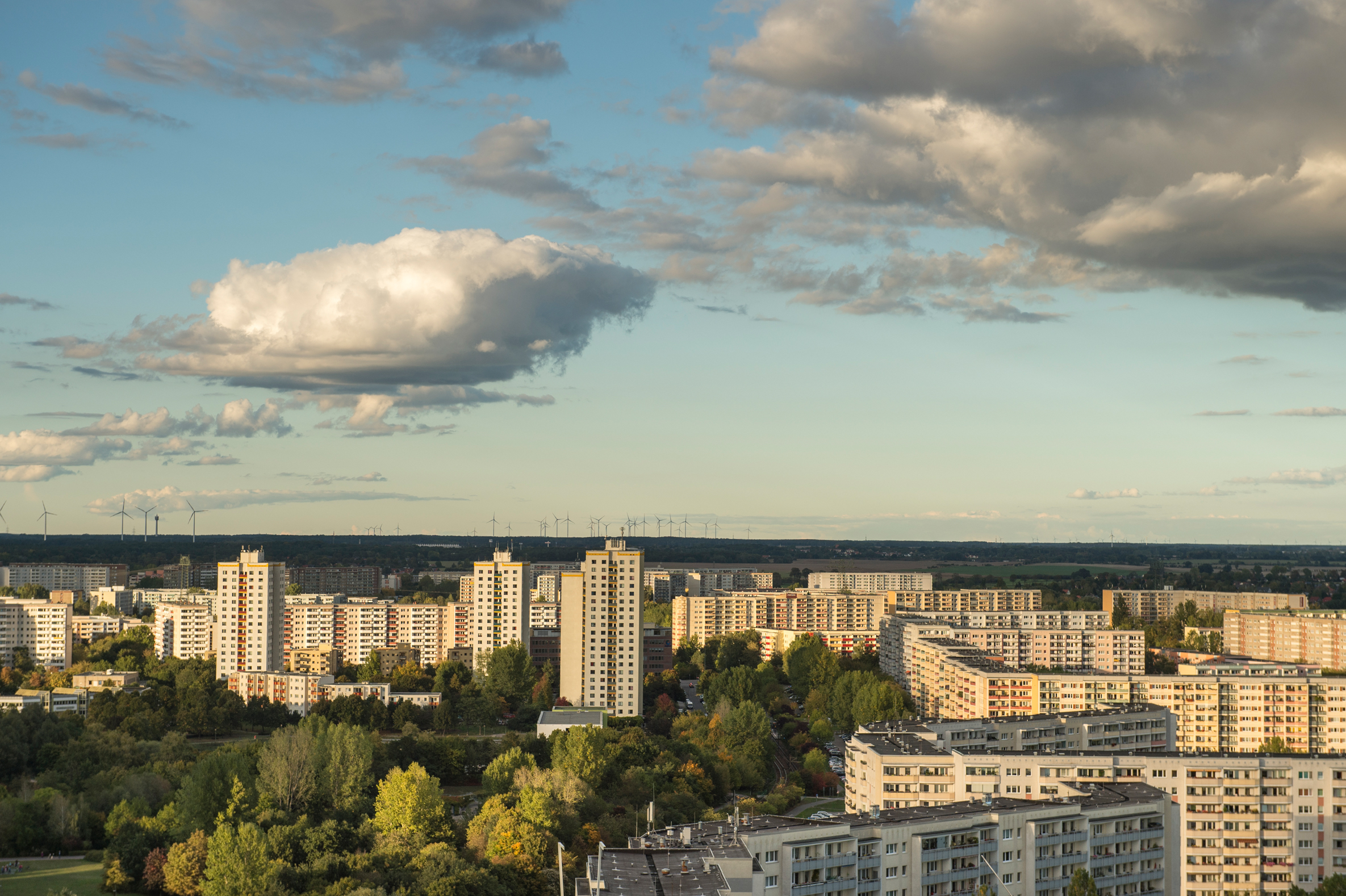 Ausblick vom Degewo Skywalk