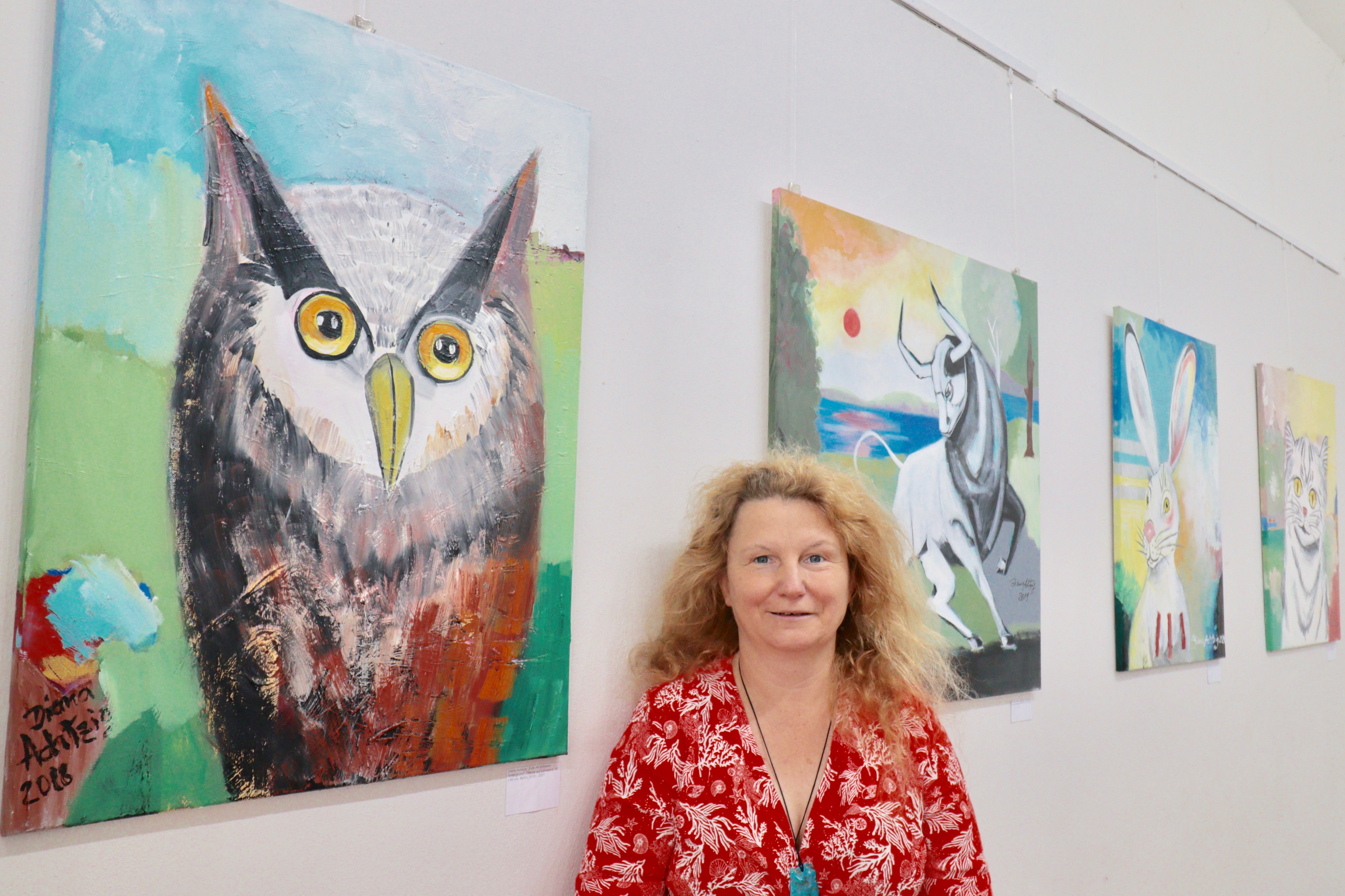 Tier Portrait Malerin Diana Achtzig - Galerie Berlin - Alessandro Abadetto Galerie Tier Portrait Malerin Diana Achtzig - Galerie Berlin - Alessandro Abadetto Galerie